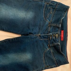 YMI dark skinny jeans size 9